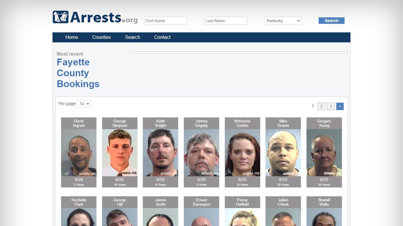 Fayette County Arrests and Inmate Search